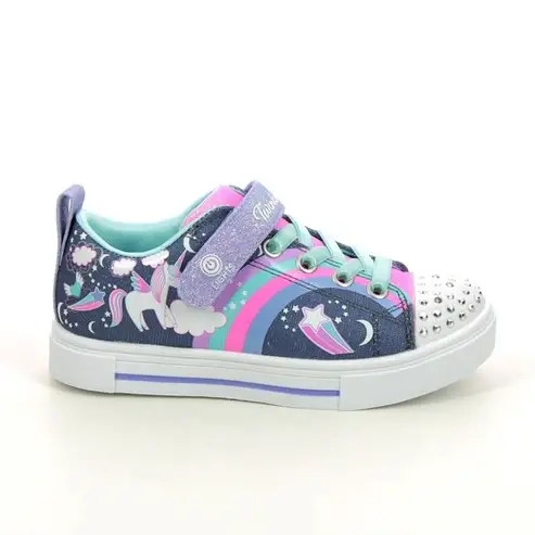 Kids-Skechers-Twinkle-Sparks-Unicorn-Charme-NavyMulti-Girls-Light-Up-Trainers-Skechers-3.webp