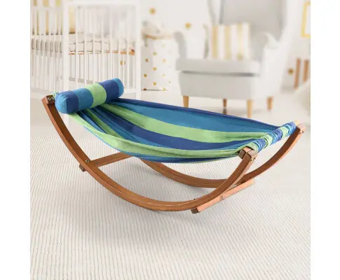 Gardeon Kids Hammock Chair Swing Bed Children with Pillow