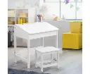 Keezi 2PCS Kids Table and Chairs Set Activity Children Playing Toys Study Desk