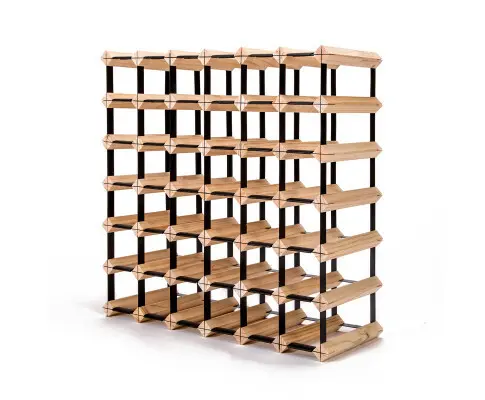 La Bella 42 Bottle Timber Wine Rack Storage Cellar Organiser