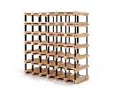 La Bella 42 Bottle Timber Wine Rack Storage Cellar Organiser