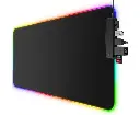 LED Gaming Mouse Pad Large 4 USB Ports RGB Extended Mousepad Keyboard Anti-slip