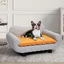 PaWz Pet Sofa Bed Dog Cat Detachable Warm Soft Back Lounge Couch Washable Cover