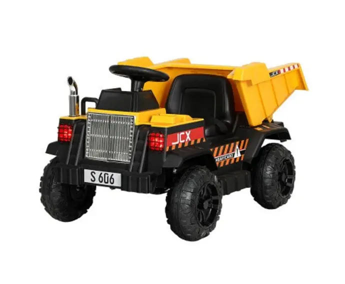 Rigo Kids Ride On Car Dumptruck 12V Electric Bulldozer Toys Cars Battery Yellow