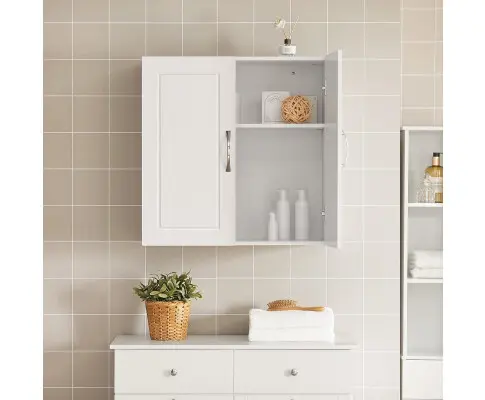 Wall Cabinets Storage, White