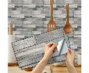 Waterproof Tiles Wallpaper Stickers Bathroom Kitchen Timber Blue