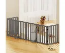 i.Pet Dog Playpen Enclosure 6 Panel Pet Fence Wooden Play Pen