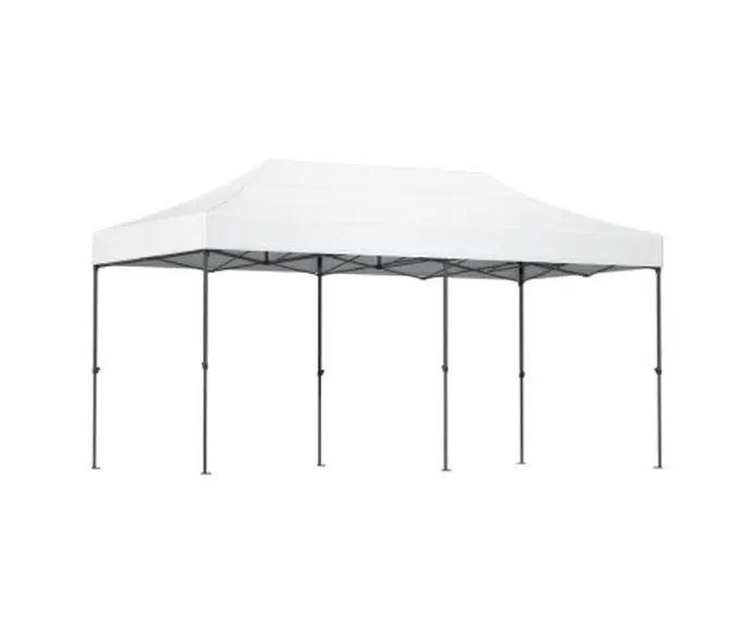 Instahut Gazebo Pop Up Marquee 3x6m Folding Tent Wedding Outdoor Camping Canopy Gazebos Shade White