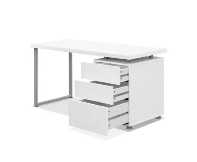 Artiss Computer Desk Drawer White 140CM