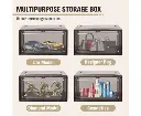 10Pcs Premium Acrylic Shoe Box Sneaker Display Storage Case Boxes Magnetic Door