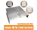 2mm Aluminium Alloy Plate Caravan Diesel Tank Cover for 10L/15L Fuel Tank Silver