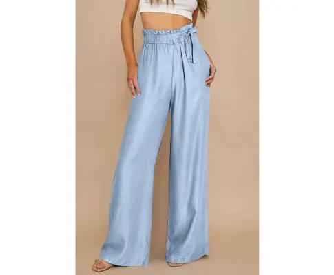 Azura Exchange High Waist Wide Leg Tencel Jeans - 6 US