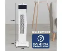 Pronti Electric Tower Heater PTC Ceramic 2000W White