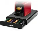 CARLA HOME Coffee Pods Holder Storage Drawer 60 Nespresso Pods (Black)