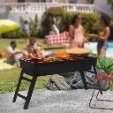 WALLAROO PORTABLE CHARCOAL BBQ GRILL BARBECUE