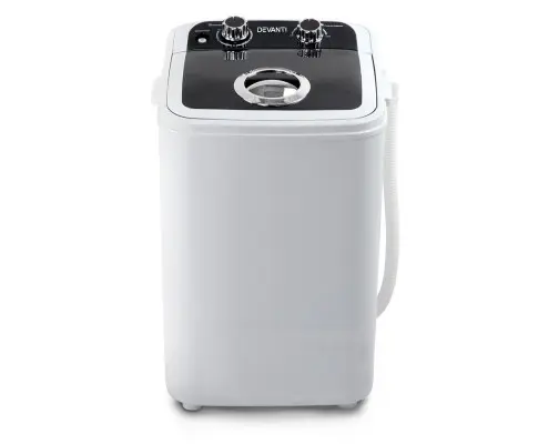 Devanti Portable Washing Machine 4.6KG Black