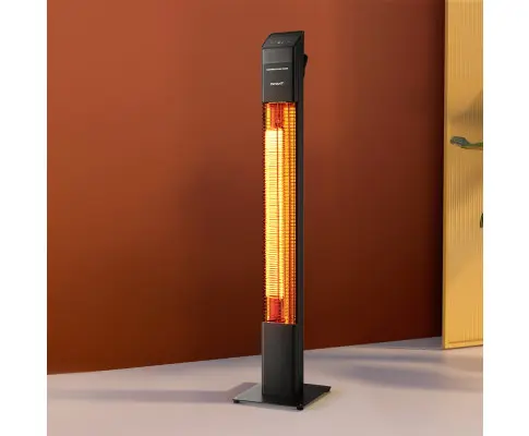 Devanti Radiant Tower Heater Electric Portable Remote Control 2000W Heating