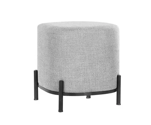 Artiss Ottoman Foot Stool Square Linen Grey