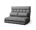 Artiss Lounge Sofa Bed 2-seater Grey Fabric