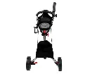 Golf Club Buggy Trolley Cart Compact Foldable 3 Wheel