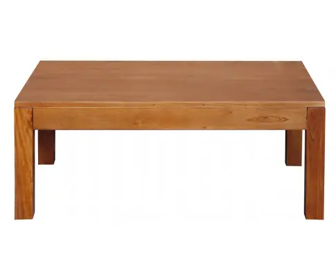 Amsterdam Solid Mahogany Timber Coffee Table (Light Pecan)