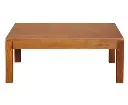 Amsterdam Solid Mahogany Timber Coffee Table (Light Pecan)