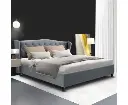 Artiss Bed Frame King Size Grey PIER