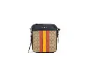 Coach Hudson 21 Varsity Stripe Crossbody Bag One Size Women