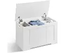 VASAGLE Storage Bench White