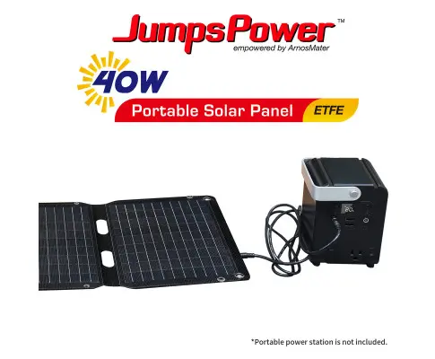 40W Solar Panel Portable Charger JumpsPower Power Generator Foldable