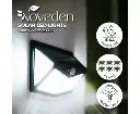 NOVEDEN 6 Packs Solar LED Lights with 3 Light Modes (Black)