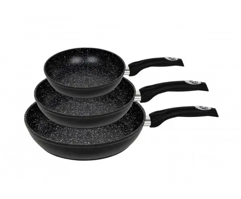 3-Piece Forged Frypan Set with Non-stick Coating