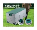 Gardeon Outdoor Storage Box 290L Lockable Organiser Garden Deck Shed Tool Green