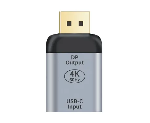 ASTROTEK USB-C to DP DisplayPort Female to Male Adapter support 4K@60Hz Aluminum shell Gold plating for Windows Android Mac OS