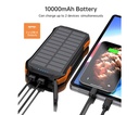 CHOETECH B658 10000mAh Solar Power Bank