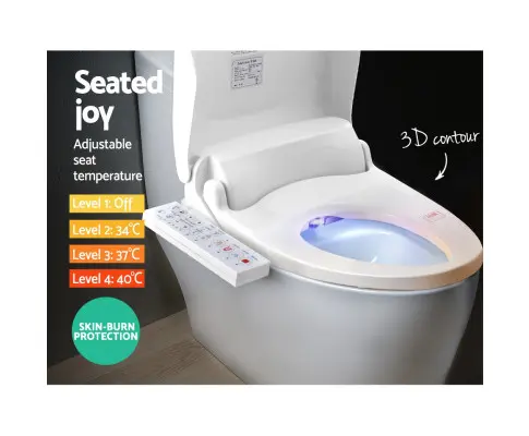 Cefito Electric Bidet Toilet Seat Cover Bathroom Spray Water Wash V Shape