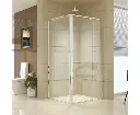 Semi Frameless Shower Screen (98~106)x 195cm & (89~92)x 195cm Side AS/NZS Glass