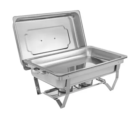 9L Chafing Dish Set Buffet Pan Bain Marie Bow Stainless Steel Food Warmer(1*9L)