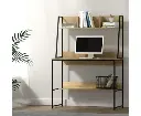 Artiss Computer Desk Bookshelf Storage 100CM Oak