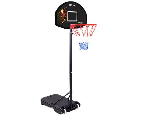 Dr.Dunk Basketball Hoop Stand System Kids Height Portable Adjustable Ring Net