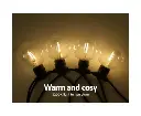 Jingle Jollys 41m LED Festoon String Lights 40 Bulbs Kits Wedding Party Christmas G80