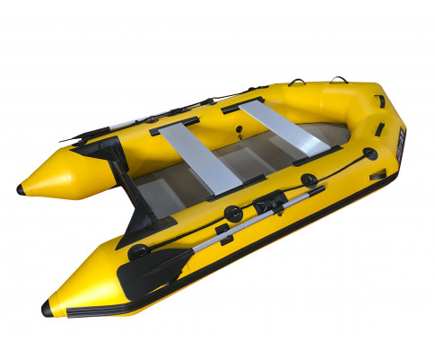 3m Inflatable Dinghy Boat Tender Pontoon Rescue- Yellow