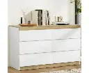 Artiss 6 Chest of Drawers Cabinet Dresser Table Tallboy Storage Bedroom White