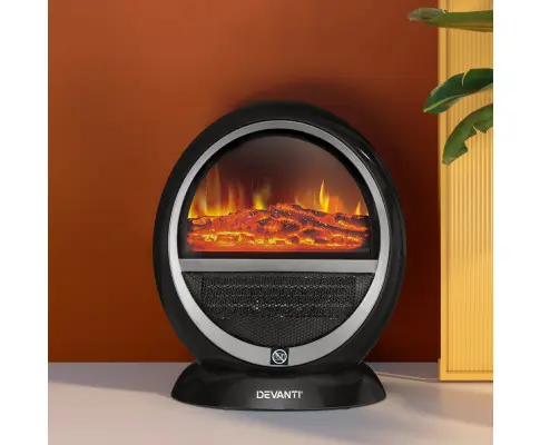 Devanti Electric Fireplace Fire Heaters 1500W