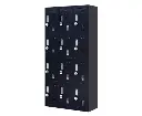 12-Door Locker for Office Gym Shed School Home Storage - 4-Digit Combination Lock