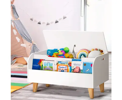 Keezi Kids Toy Box Chest Bookshelf Storage Children Bookcase Organiser Display