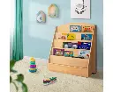 Keezi 5 Tiers Kids Bookshelf Magazine Shelf Organiser Bookcase Display Rack