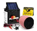 Giantz Fence Energiser 5KM Solar Powered Electric 2000M Poly Tape