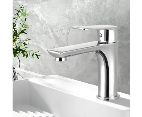 Bathroom Basin Mixer Tap Brass Faucet Vanity Laundry Sink Chrome