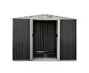 Giantz Garden Shed 2.58x2.07M w/Metal Base Sheds Outdoor Storage Double Door Tool